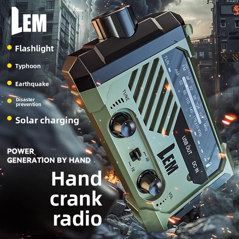 Solar Emergency Charger - Radio de Supervivencia de Emergencia con